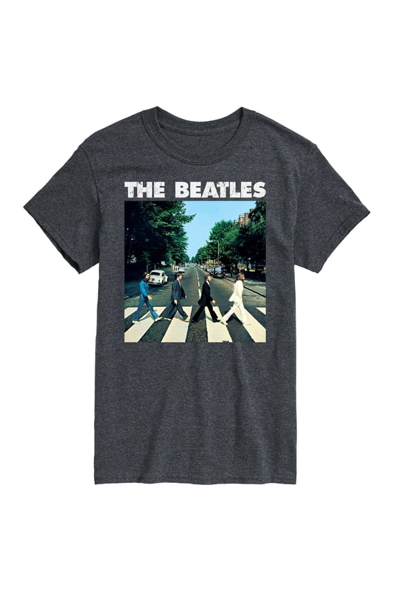 - Abbey Road White Logo - Men's Short Sleeve Graphic T-Shirt