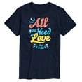 thumbnail image 1 of The Beatles - All You Need Is Love - Men's Short Sleeve Graphic T-Shirt, 1 of 6