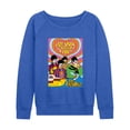 thumbnail image 1 of The Beatles - All You Need Is Love Women's Lightweight French Terry Wide Neck Long Sleeve Graphic Shirt, 1 of 4