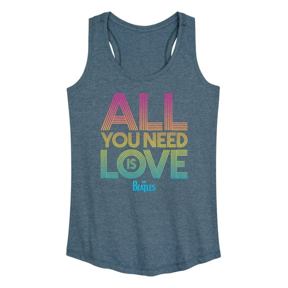 The Beatles - All You Need Is Love - Women's Racerback Tank