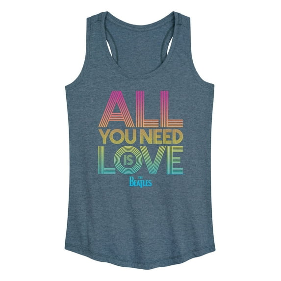 The Beatles - All You Need Is Love - Women's Racerback Tank