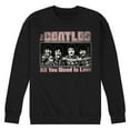 thumbnail image 1 of The Beatles - All You Need  - Men's Crew Fleece Sweatshirt, 1 of 5