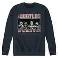 thumbnail image 1 of The Beatles - All You Need  - Men's Crew Fleece Sweatshirt, 1 of 5