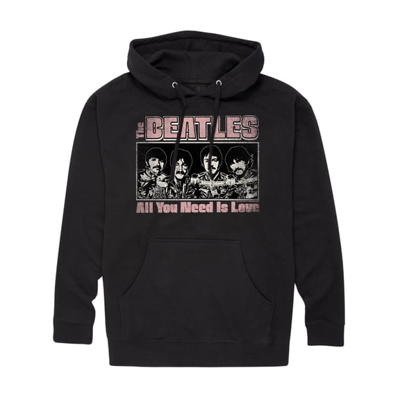 The Beatles - All You Need - Men's Pullover Fleece Hoodie