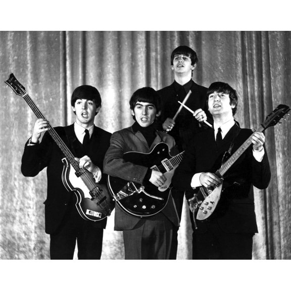 The Beatles Appearance on the Ed Sullivan Show Photo Print  (10 x 8)
