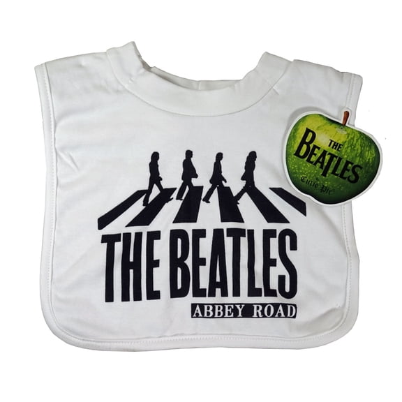 The Beatles Baby Bib ABBEY ROAD - WHITE