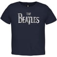 thumbnail image 1 of The Beatles Baby Boy Foil Logo Navy Short Sleeve T Shirt, 1 of 1