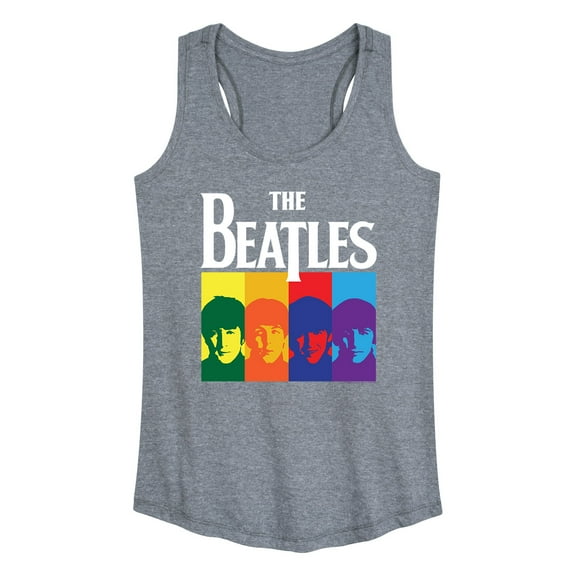 The Beatles - Band Members Colorblock - Women's Racerback Tank