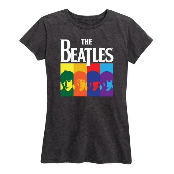 The Beatles - Band Members Colorblock - Women's Short Sleeve Graphic T-Shirt