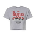 thumbnail image 1 of The Beatles - Beatles Christmas - Juniors Cropped Graphic T-Shirt, 1 of 6