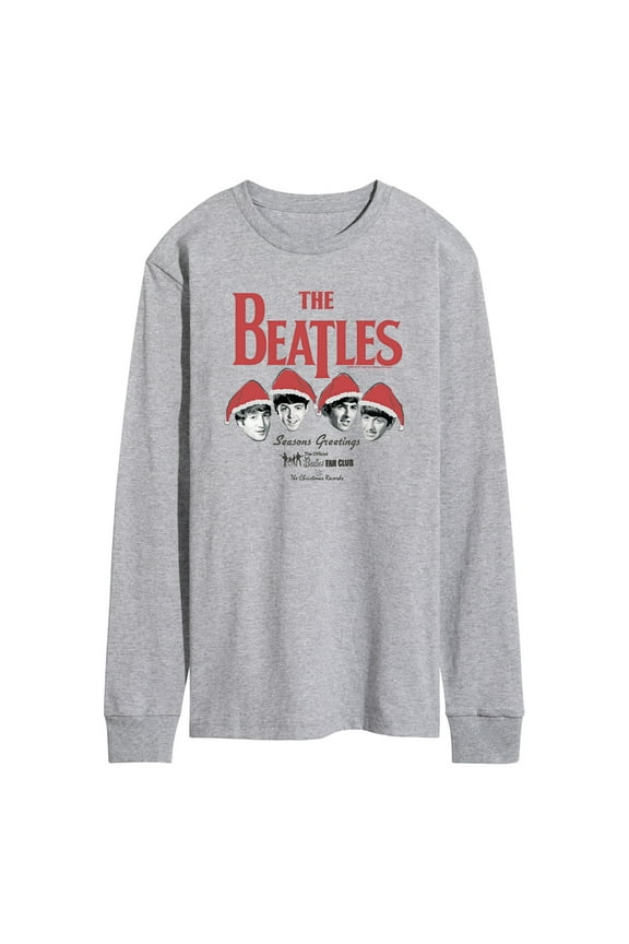 - Beatles Christmas - Men's Long Sleeve Graphic T-Shirt