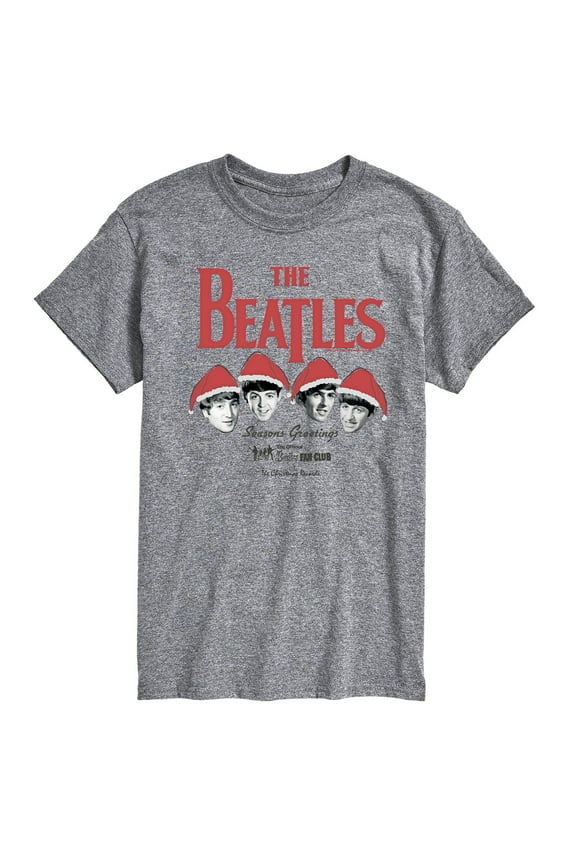 - Beatles Christmas - Men's Short Sleeve Graphic T-Shirt