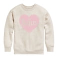 thumbnail image 1 of The Beatles - Beatles Heart Tonal Washed - Youth Boys Crew Fleece Sweatshirt, 1 of 5