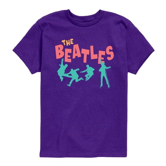 The Beatles - Beatles Silhouettes - Youth Boys Short Sleeve Graphic T-Shirt