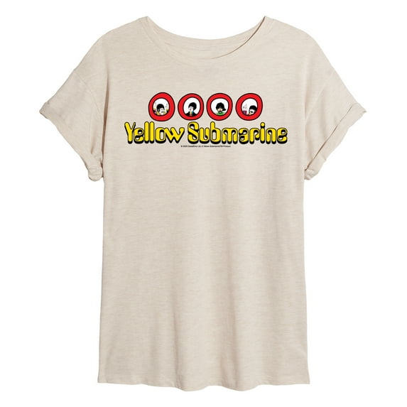 The Beatles - Beatles Yellow Sub - Juniors Oversized Graphic T-Shirt