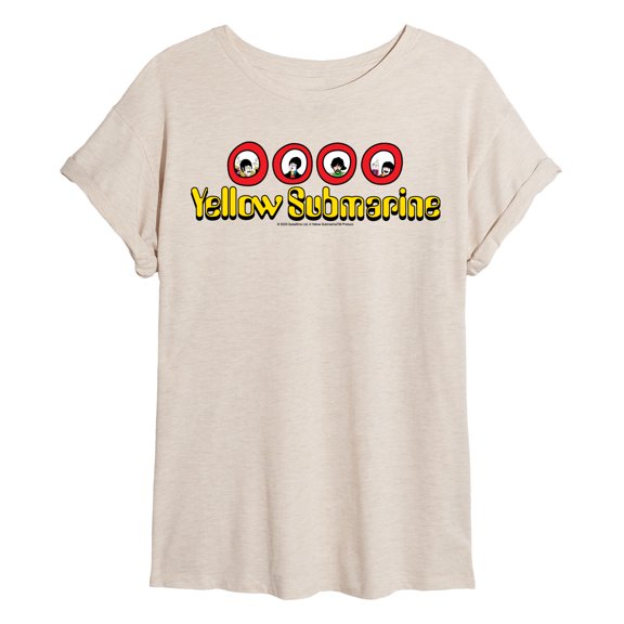 The Beatles - Beatles Yellow Sub - Juniors Oversized Graphic T-Shirt
