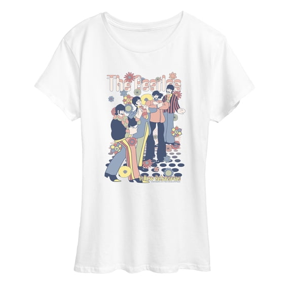 The Beatles - Beatles Yellow - Women's Short Sleeve Graphic T-Shirt