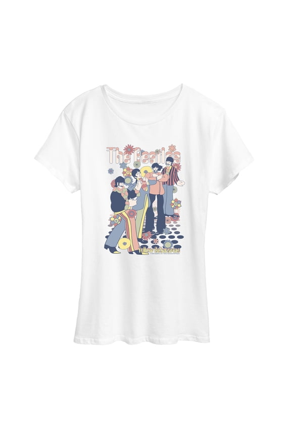 - Beatles Yellow - Women's Short Sleeve Graphic T-Shirt