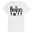 thumbnail image 1 of The Beatles - Black Band Silhouettes - Men's Short Sleeve Graphic T-Shirt, 1 of 6