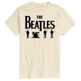 thumbnail image 1 of The Beatles - Black Band Silhouettes - Men's Short Sleeve Graphic T-Shirt, 1 of 6