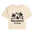 thumbnail image 1 of The Beatles - Blackbird Cropped Graphic T-Shirt, 1 of 5