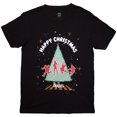 thumbnail image 1 of The Beatles Unisex T-Shirt Christmas Tree (Black) (Large), 1 of 1