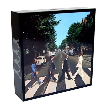 The Beatles Collectible 2013 Factory Abbey Road LP Record Album Cover Coin Bank