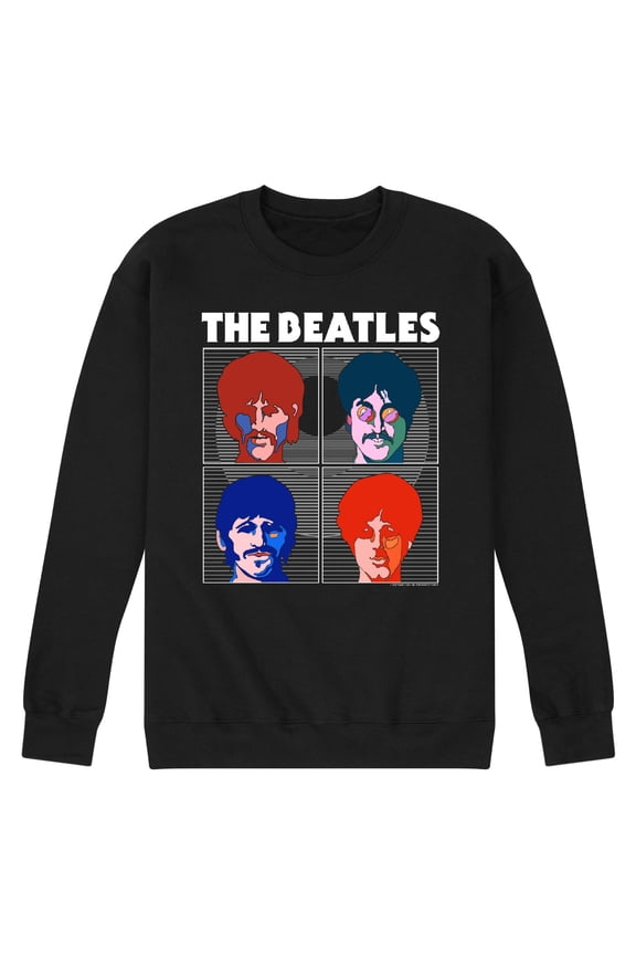 - Color Pop Logo - Men's Crew Fleece Sweatshirt