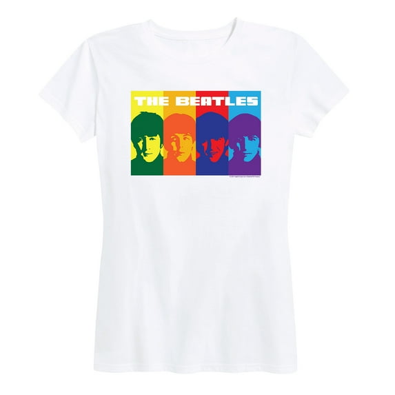The Beatles - Colorblock Band Members - Women's Short Sleeve Graphic T-Shirt
