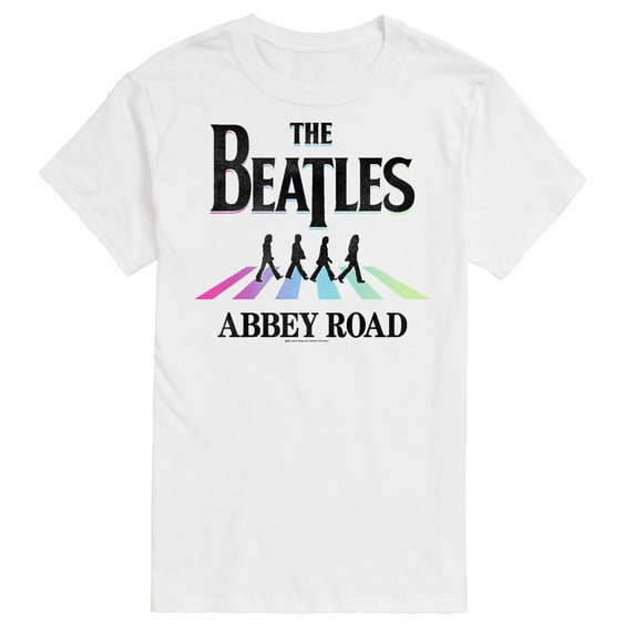 The Beatles - Colorful Abbey Road - Men's Short Sleeve Graphic T-Shirt
