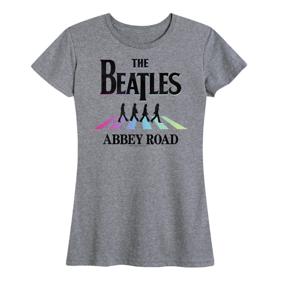 The Beatles - Colorful Abbey Road - Women's Short Sleeve Graphic T-Shirt