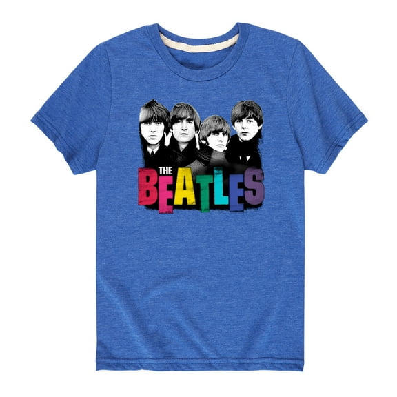 The Beatles - Colorful Letters - Toddler And Youth Short Sleeve Graphic T-Shirt