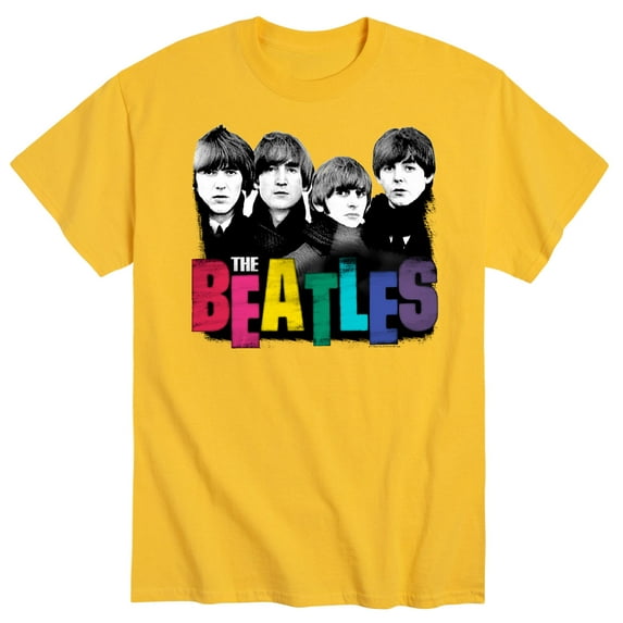The Beatles - Colorful Logo - Men's Short Sleeve Graphic T-Shirt