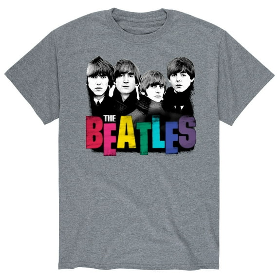 The Beatles - Colorful Logo - Men's Short Sleeve Graphic T-Shirt