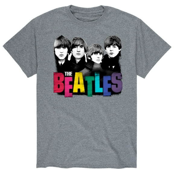 The Beatles - Colorful Logo - Men's Short Sleeve Graphic T-Shirt