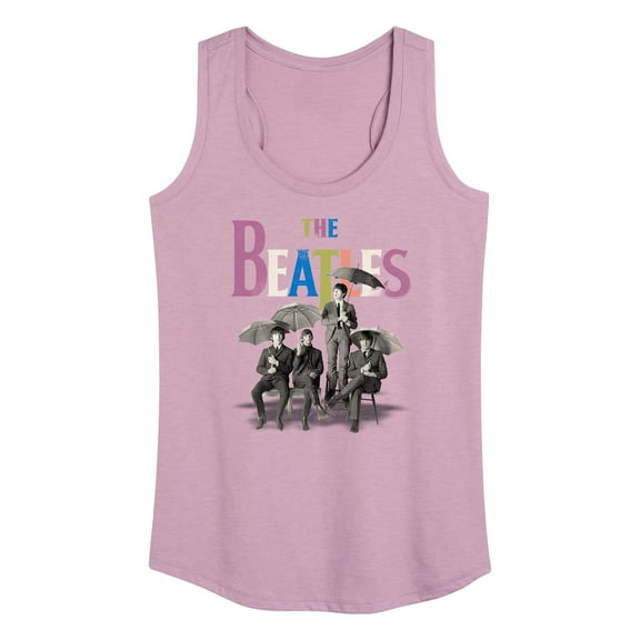 The Beatles - Colorful Umbrella - Women's Racerback Tank