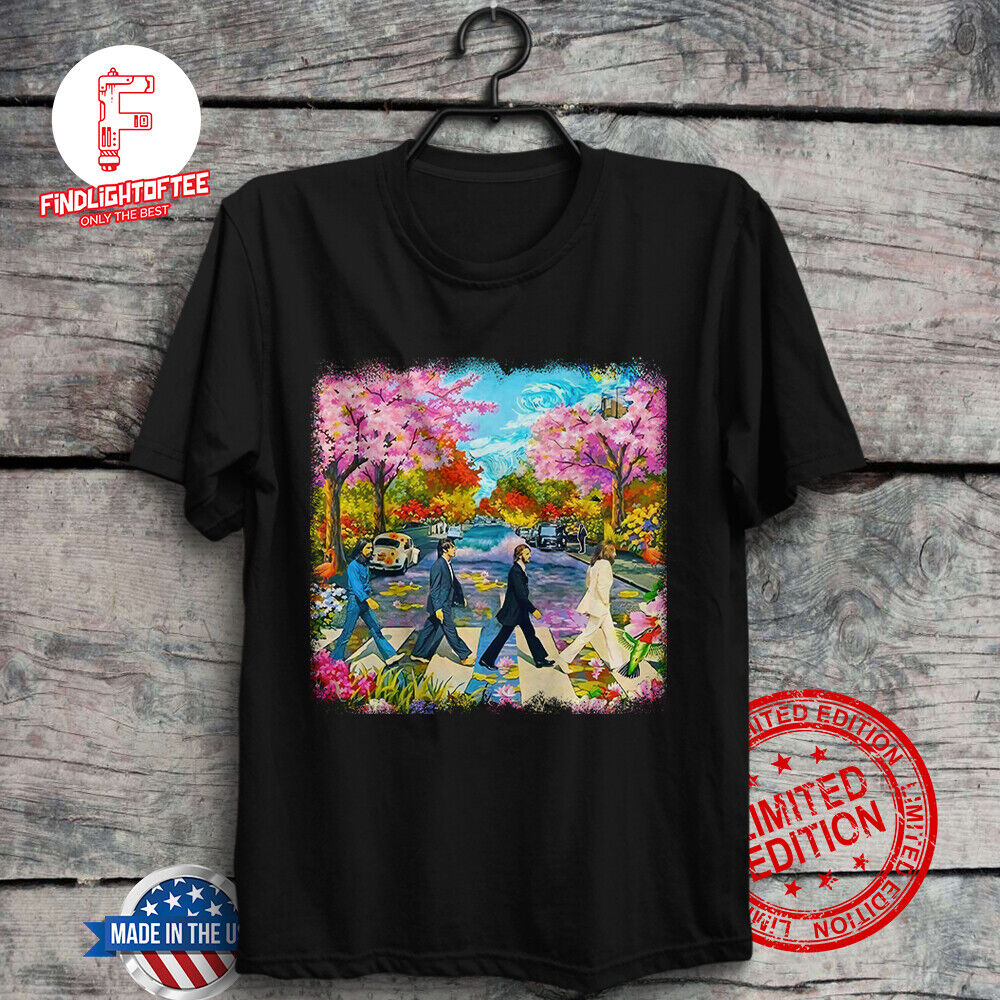 The Beatles Crossing Abbey Road Tee Album Cover John Lennon Sir Paul ...