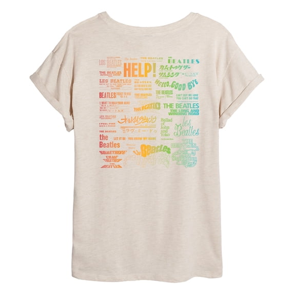 The Beatles - Editorial - Women's Oversized Graphic T-Shirt