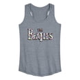 thumbnail image 1 of The Beatles - Floral Logo - Women's Racerback Graphic Tank, 1 of 5