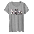 thumbnail image 1 of The Beatles - Floral Logo - Women's Short Sleeve Graphic T-Shirt, 1 of 5