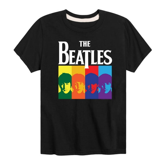 The Beatles - Group Colorblock - Toddler And Youth Short Sleeve Graphic T-Shirt