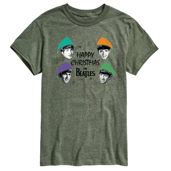 The Beatles - Happy Christmas - Men's Short Sleeve Graphic T-Shirt