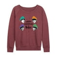 thumbnail image 1 of The Beatles - Happy Christmas - Women's French Terry Pullover Long Sleeve Shirt, 1 of 6