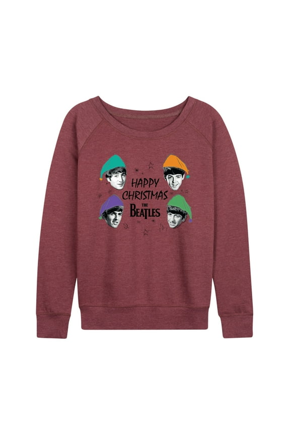 - Happy Christmas - Women's French Terry Pullover Sweatshirt