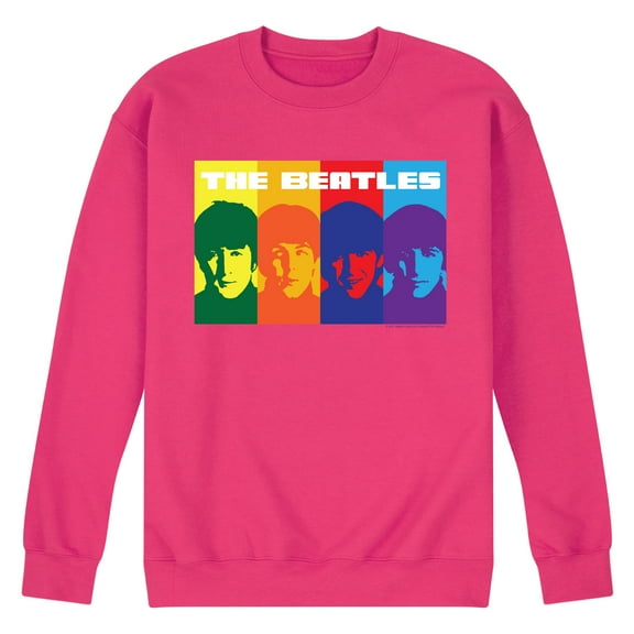 The Beatles - Hard Days Night Colors-Men's Crew Fleece Sweatshirt