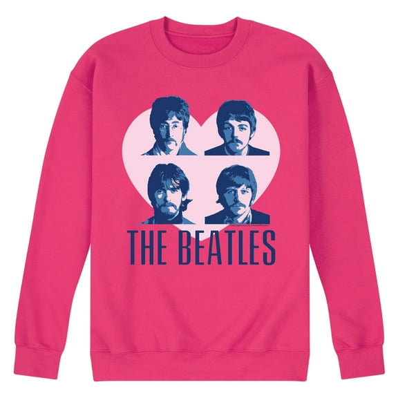 The Beatles - Heart - Men's Crew Fleece Sweatshirt