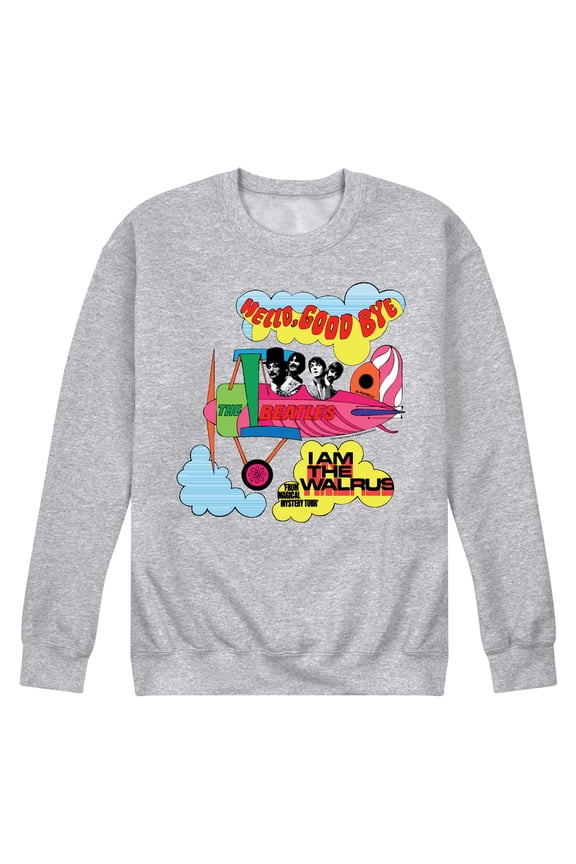 - Hello Goodbye - Men's Crew Fleece Sweatshirt