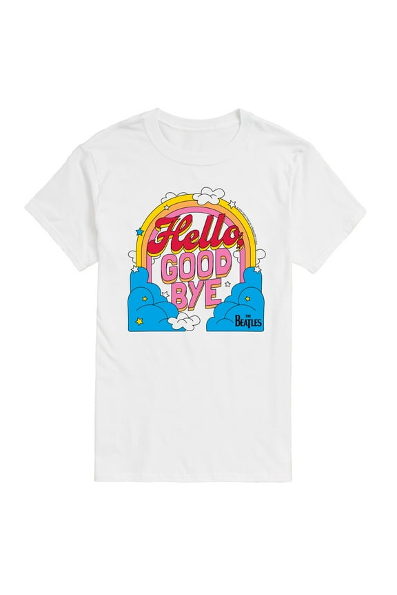 - Hello Goodbye - Men's Short Sleeve Graphic T-Shirt