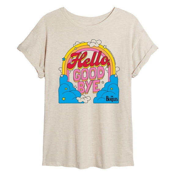 The Beatles - Hello Goodbye - Women's Oversized Graphic T-Shirt