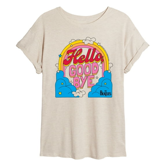 The Beatles - Hello Goodbye - Women's Oversized Graphic T-Shirt